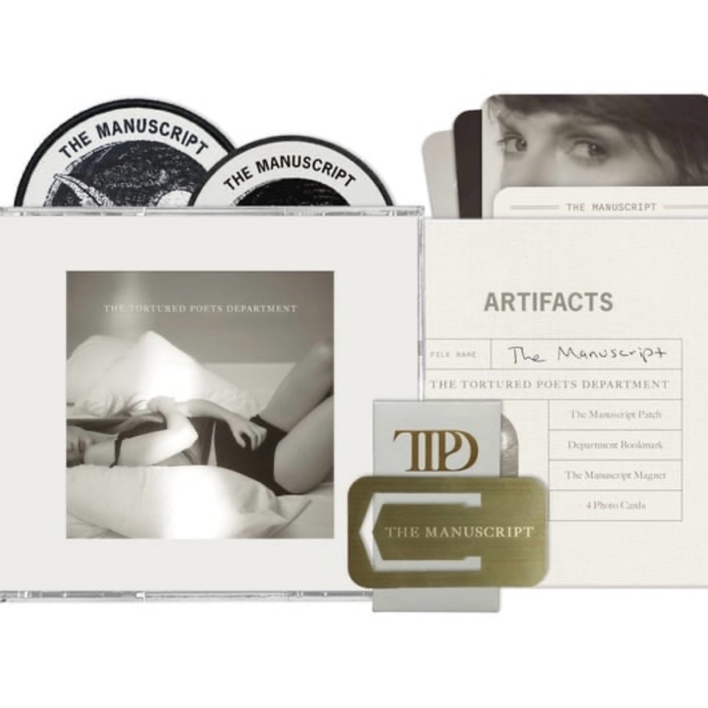 Taylor Swift Tortured Poets Department TTPD Collectors Edition CD The Manuscript